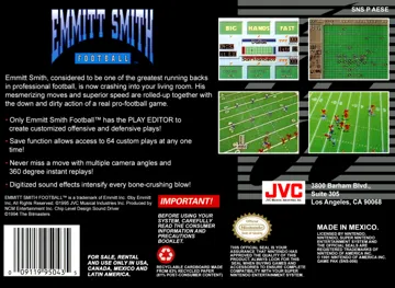 Emmitt Smith Football (USA) box cover back